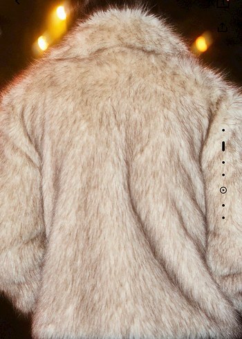 Gri Kürk Detaylı Deri Ceket - Görsel 5