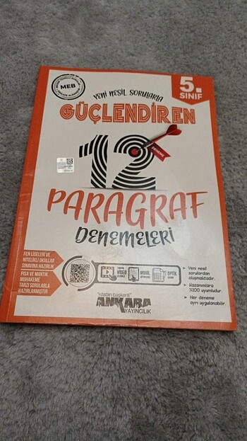  5 sınıf paragraf test kitabı 