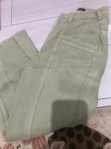 34 Beden Su yeşili pantolon