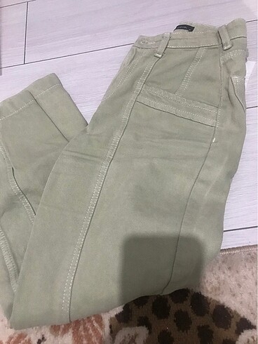 34 Beden yeşil Renk Su yeşili pantolon