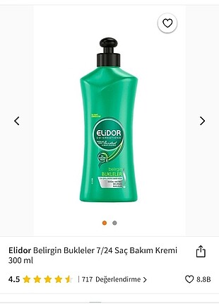Belirgin bukleler Saç bakım kremi 