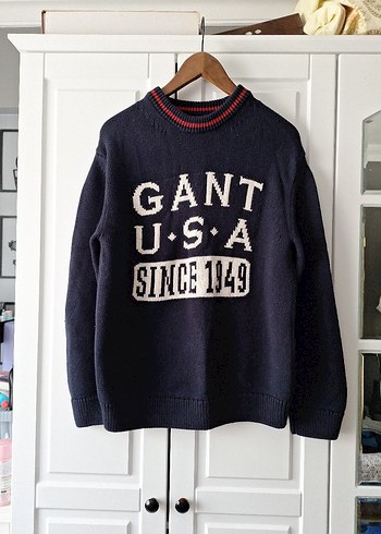 Mavi GANT Erkek Örgü Yün Sweatshirt