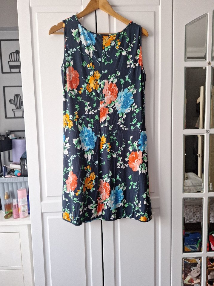 Çiçek Desenli Bohem Midi Elbise - Görsel 3