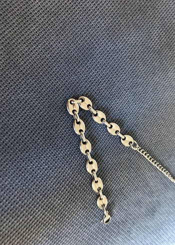 Gri Zincir Detaylı Kadın Bileklik - Görsel 3