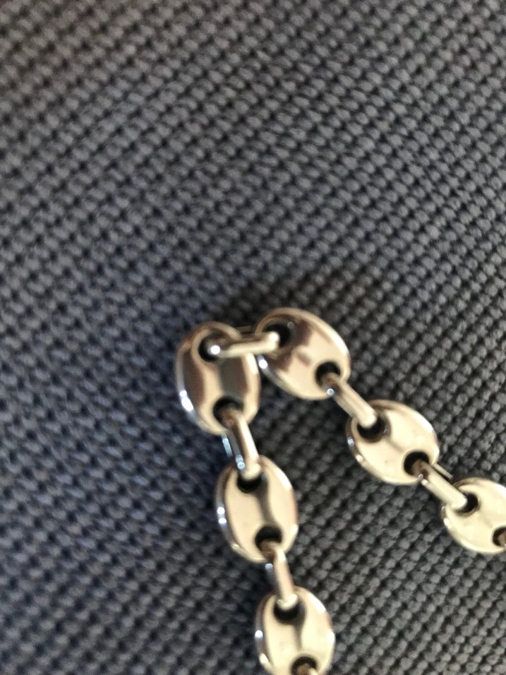 Gri Zincir Detaylı Kadın Bileklik - Görsel 4