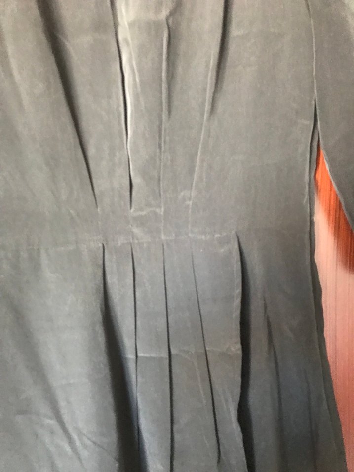 Yuvarlak Yaka Siyah Midi Kadın Elbise - Görsel 4