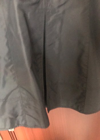 Siyah Düğmeli Midi Kadın Trençkot - Görsel 8