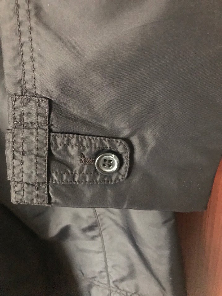 Siyah Düğmeli Midi Kadın Trençkot - Görsel 4