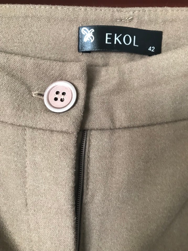 Kadın Kumaş Pantolon Kemerli - Görsel 2