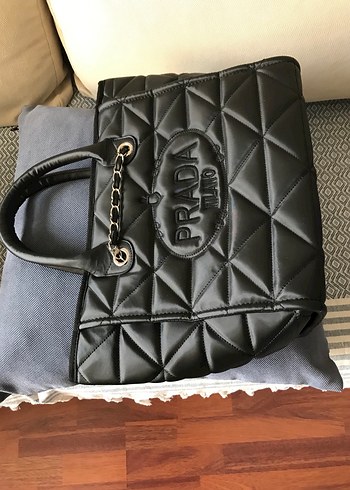 Siyah Deri Kadın Çanta - Görsel 8