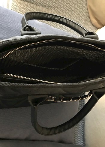 Siyah Deri Kadın Çanta - Görsel 3