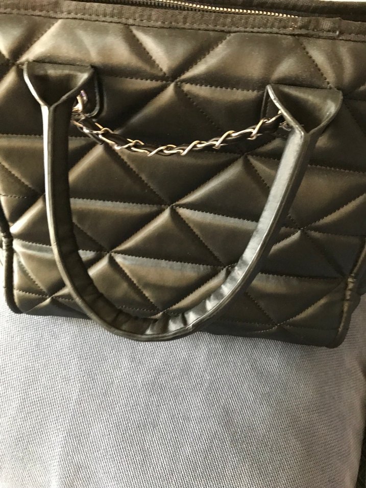 Siyah Deri Kadın Çanta - Görsel 2