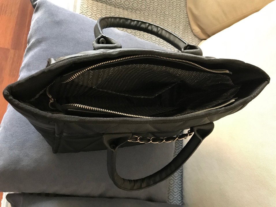 Siyah Deri Kadın Çanta - Görsel 3