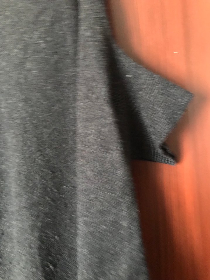 Koyu antrasit Kadın Midi Poncho - Görsel 5