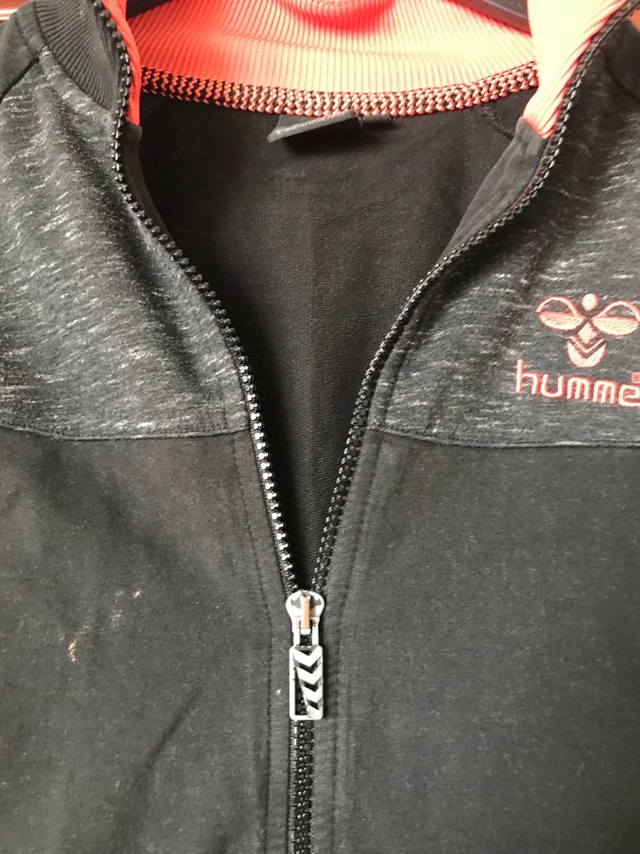 Kadın Siyah Turuncu Fermuarlı Spor Ceket - Görsel 4