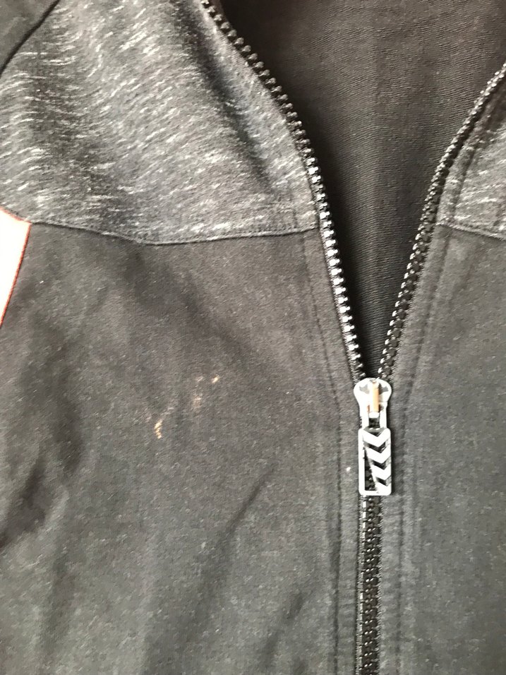 Kadın Siyah Turuncu Fermuarlı Spor Ceket - Görsel 3