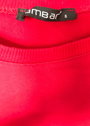 Kırmızı Kadın Uzun Kollu Basic Sweatshirt - Görsel 2