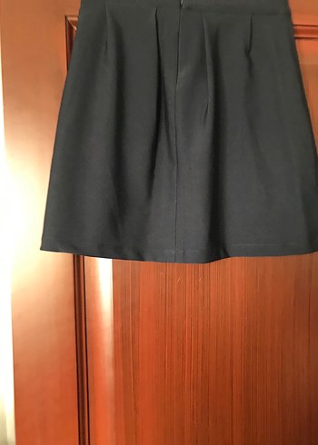 Lacivert Piliseli Kısa etek - Görsel 2