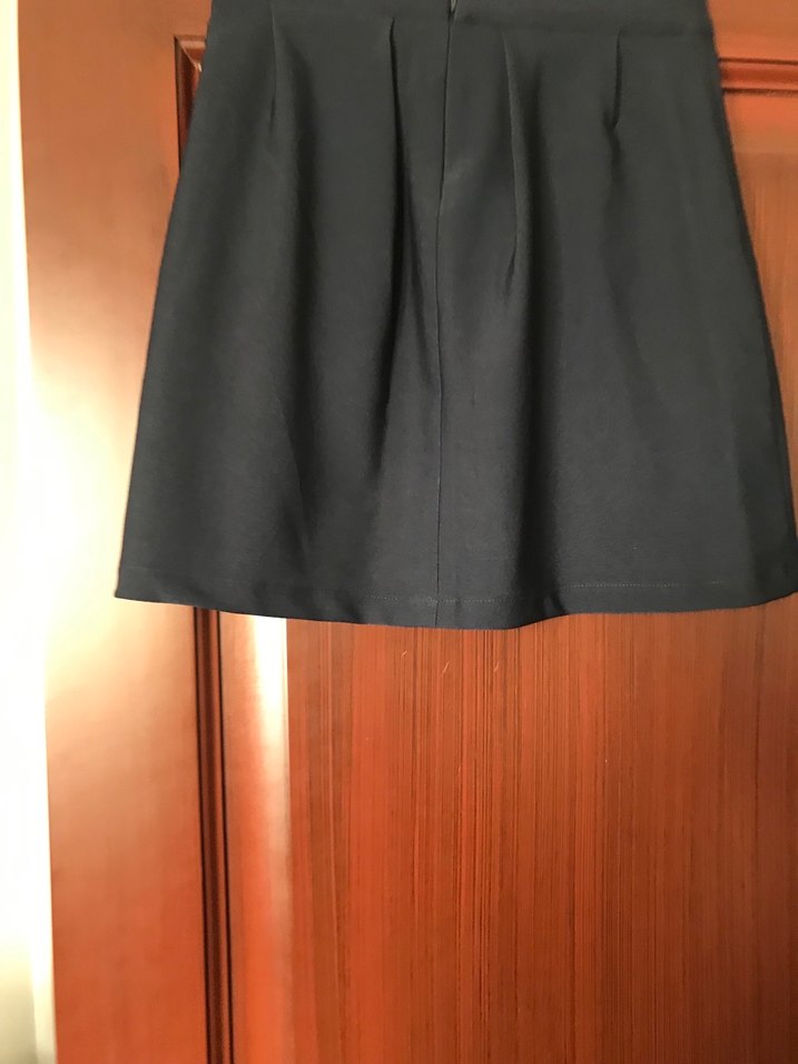 Lacivert Piliseli Kısa etek - Görsel 2