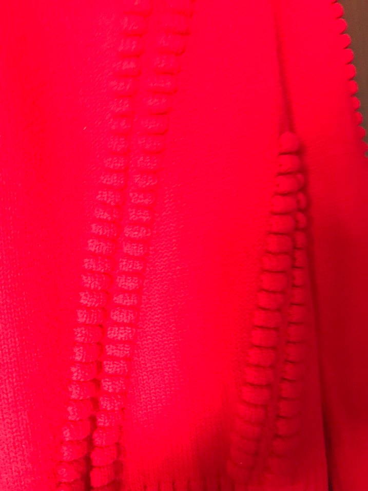 Kırmızı Kadın Kısa Triko Kazak - Görsel 4