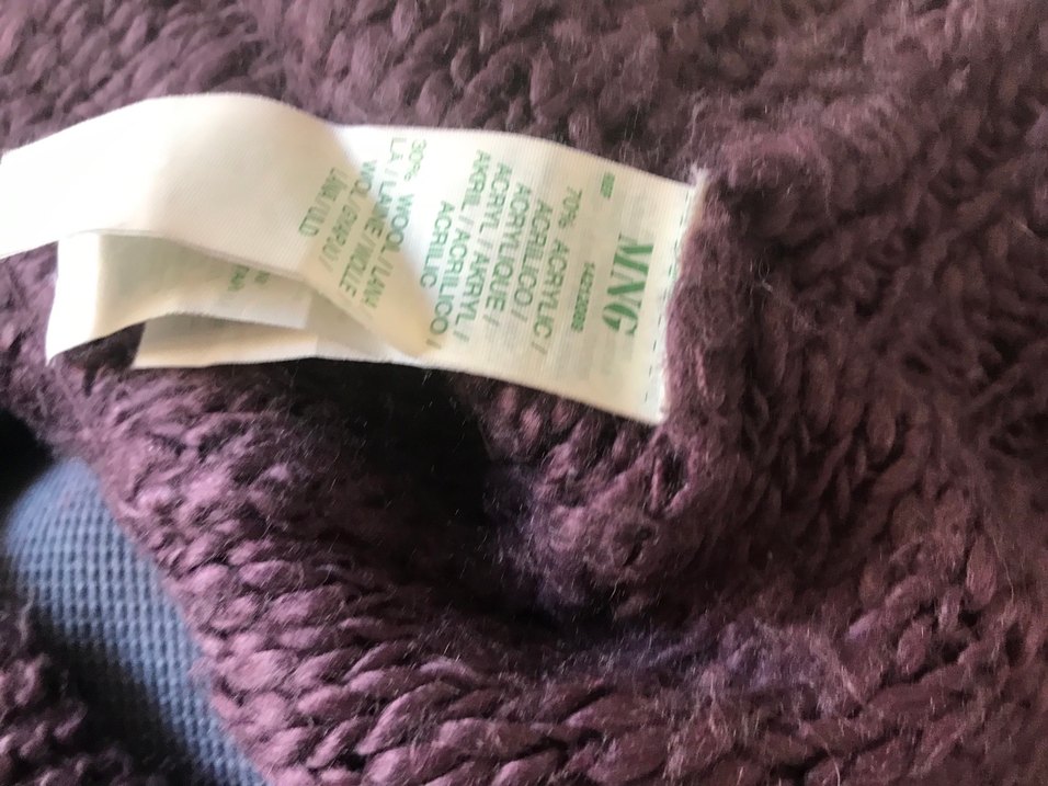 Mor Örgü Kadın Hırka - Görsel 5