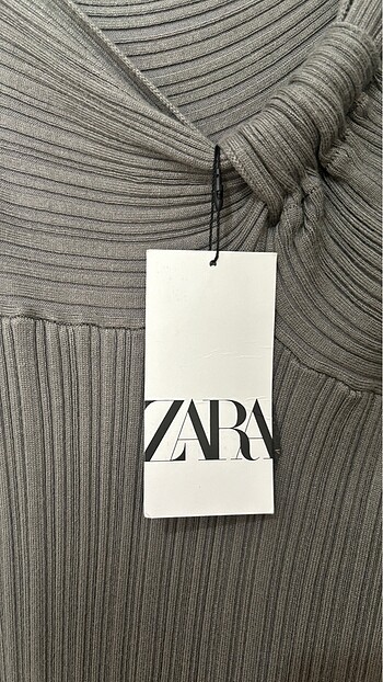 s Beden gri Renk zara sold out elbise