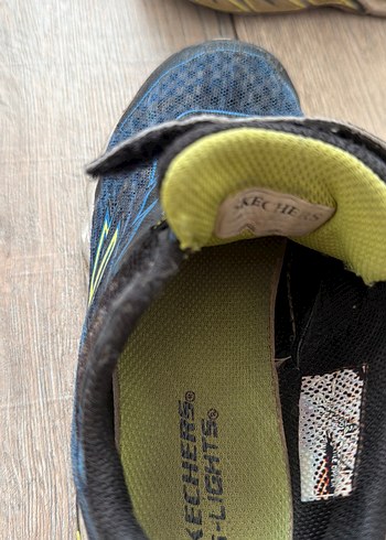 Gri Mavi Desenli Erkek Çocuk Spor Ayakkabı - Görsel 5