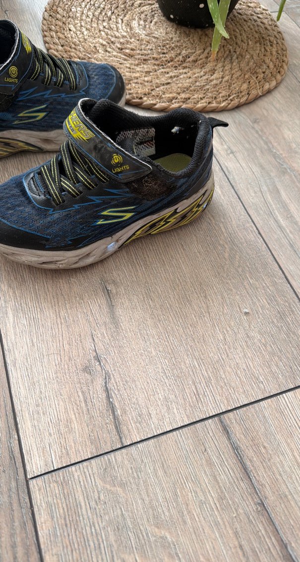 Gri Mavi Desenli Erkek Çocuk Spor Ayakkabı - Görsel 3