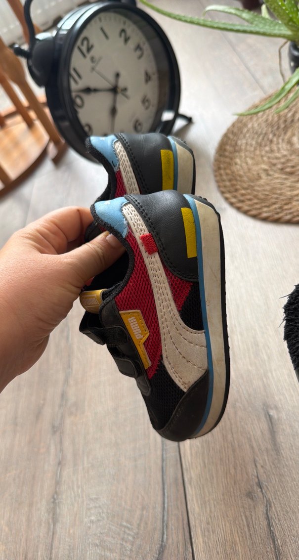 Puma Erkek Çocuk Kırmızı Siyah Spor Ayakkabı - Görsel 3