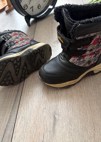 Kahverengi Yılan Desenli Erkek Botları Velcro - Görsel 3