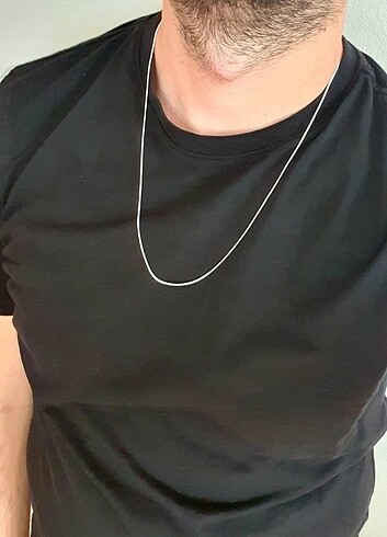 Unisex Yılan Zincir Kolye