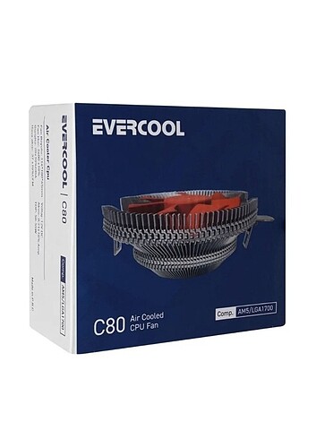 Evercool c80 İşlemci Soğutucu Fanı