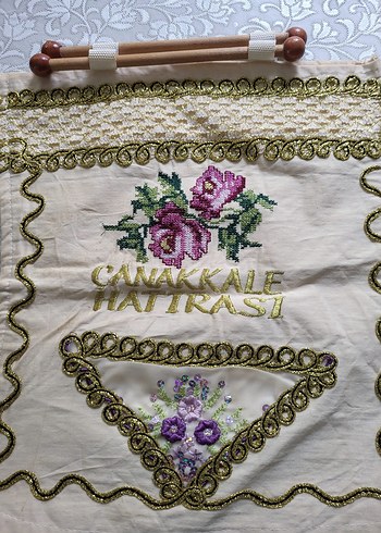 Çanakkale Hatırası Nakışlı el çantası