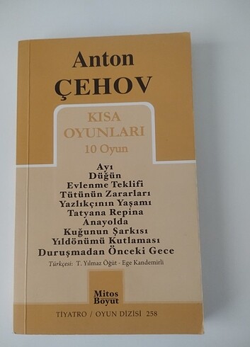 Anton Çehov Kısa Oyunlar