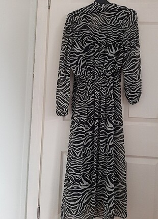 Diğer Zebra Desen Astarlı Elbise