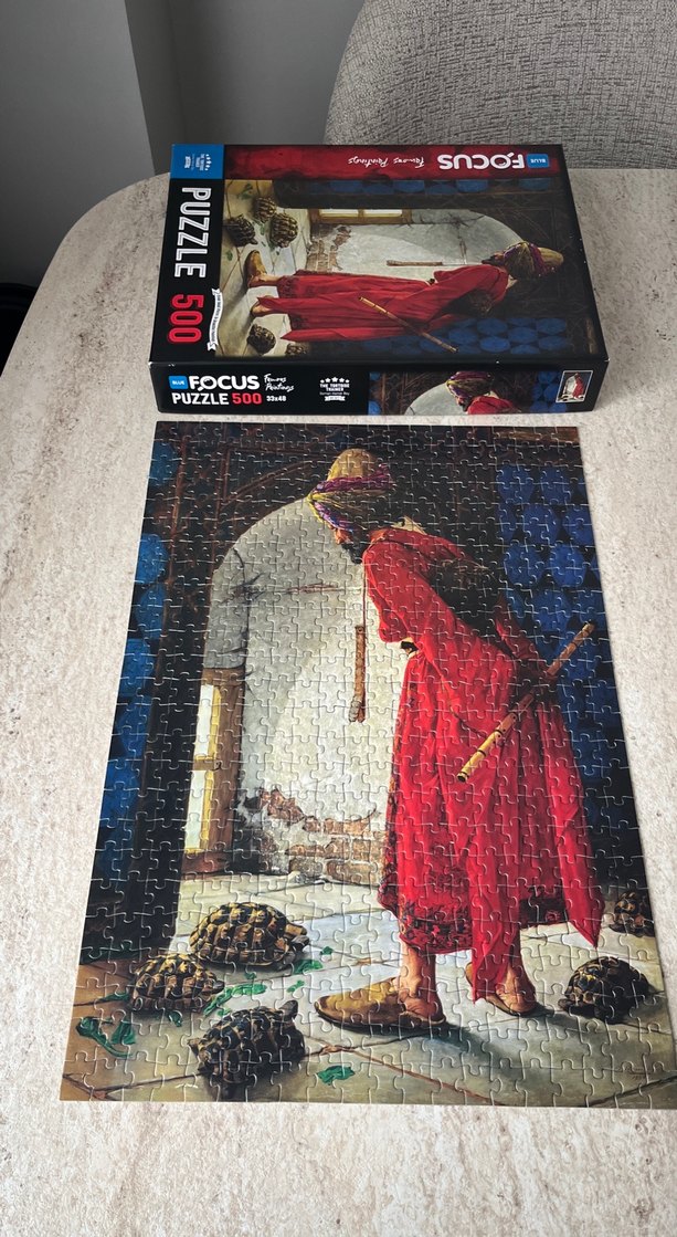 500 Parça Kırmızı Temalı Puzzle - Görsel 2