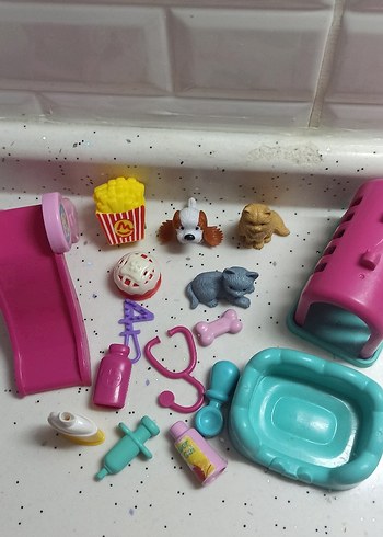 Pastel Renkli Mini Evcil Hayvan Oyun Seti - Görsel 2