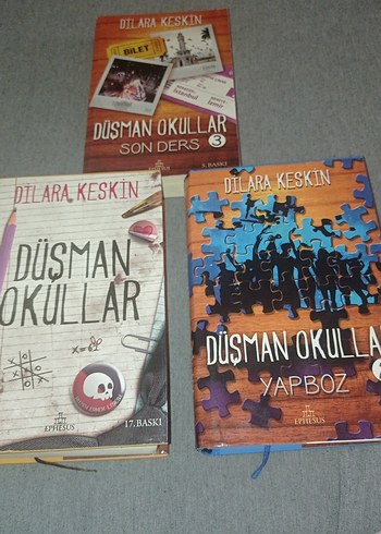 Dilara Keskin - Düşman Okullar Serisi 3 Kitap