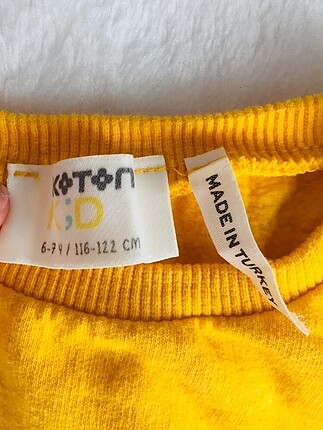 6 Yaş Beden Koton sweat