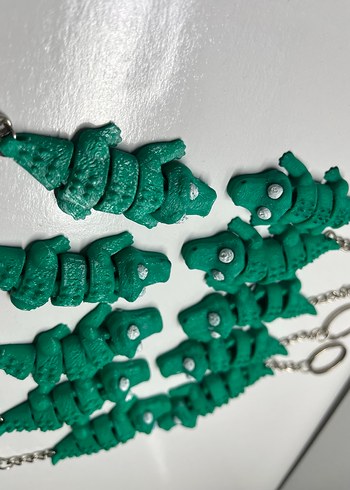 Timsah oynayan anahtarlık - Görsel 4