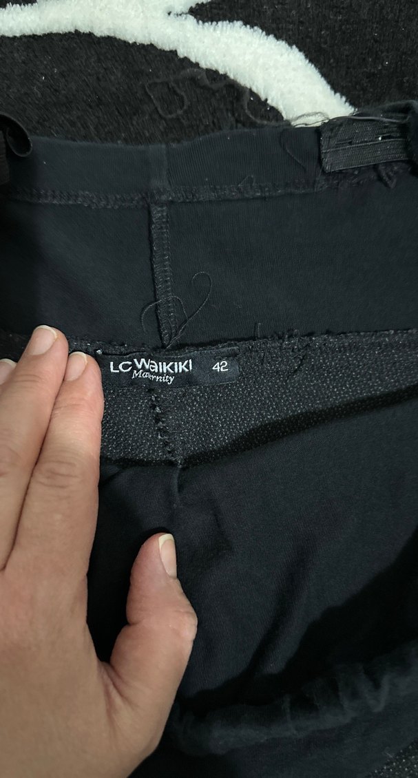 Siyah Hamile Pantolonu - Görsel 5