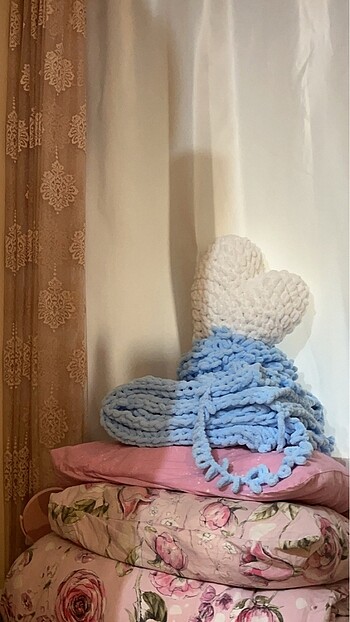 English Home puffy kalpli yastik