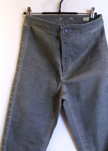 oxxo Hakki rengli Kadın Kot Pantolon, Kemerli, Normal Boy