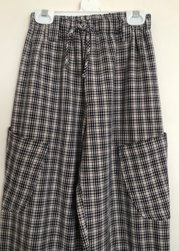 Zara Kız cocukGri Kemerli Salaş Kumaş Pantolon