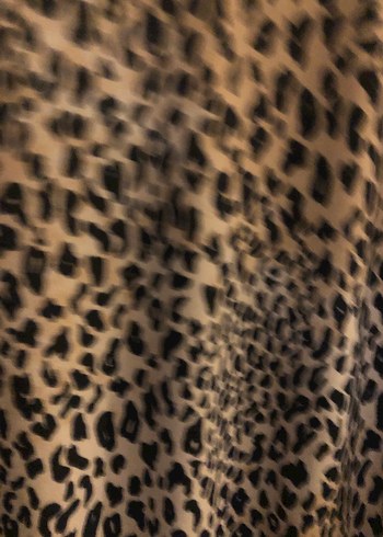 Kahverengi Yılan Desenli Mini Tulum - Görsel 7