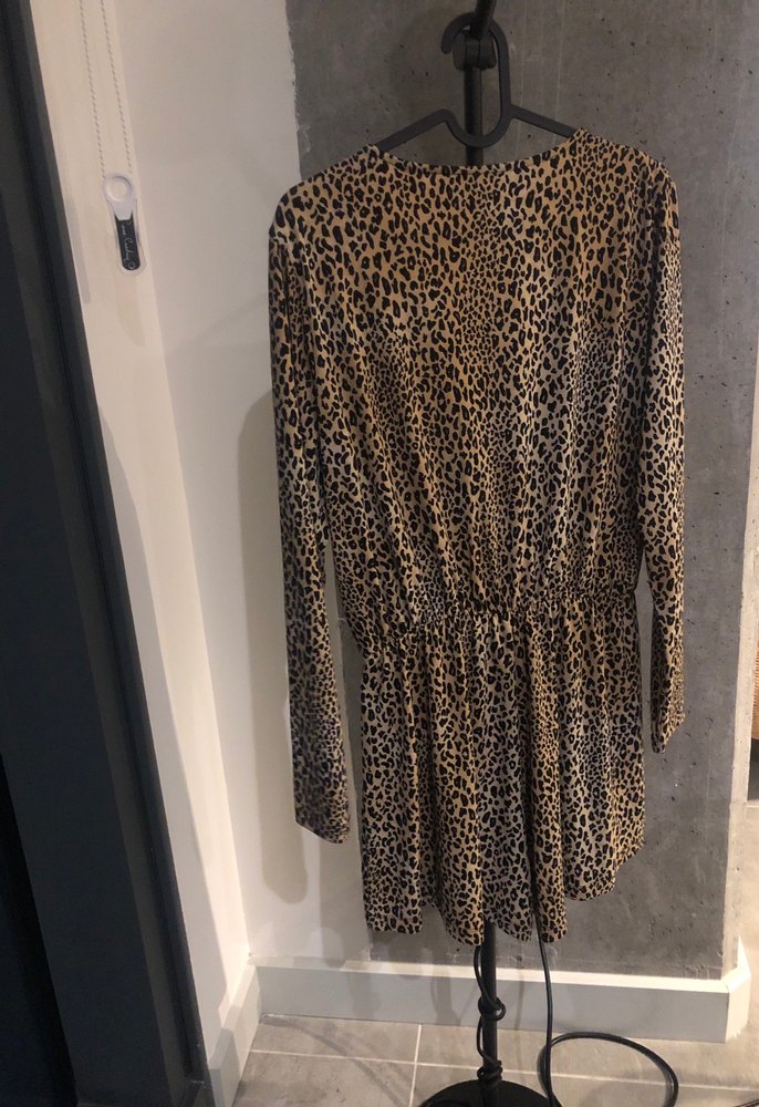 Kahverengi Yılan Desenli Mini Tulum - Görsel 5