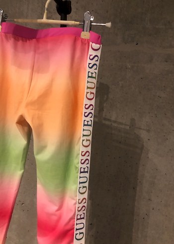 Kız cocukÇok Renkli Tie-Dye Kumaş tayt - Görsel 5