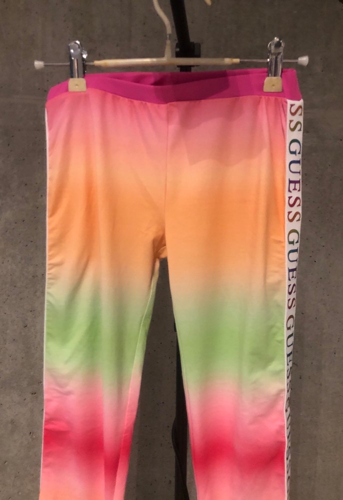 Kız cocukÇok Renkli Tie-Dye Kumaş tayt - Görsel 2