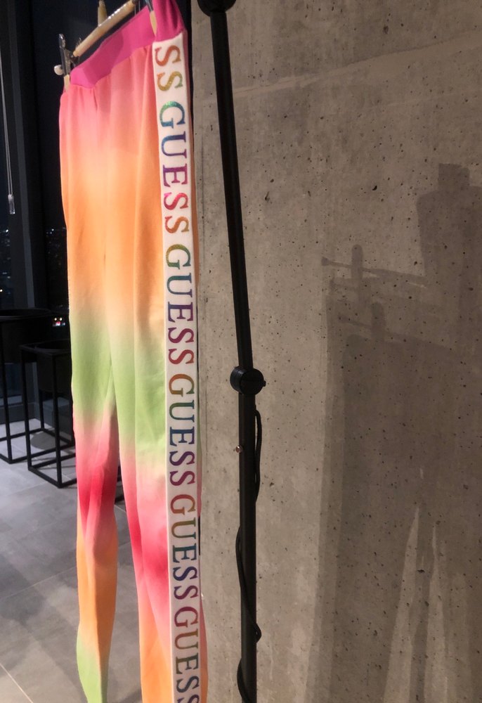 Kız cocukÇok Renkli Tie-Dye Kumaş tayt - Görsel 3