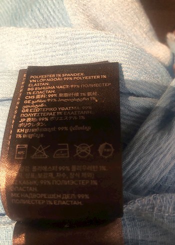 Mavi Uzun Kollu Bohem Kadın Elbise - Görsel 9